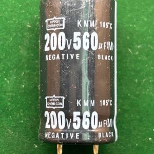 Tụ hóa 560uf, 200v (22x40mm) hàng mới