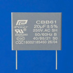 Tụ chân kim CBB61, 20UF - 250VAC, hàng mới, chính hãng